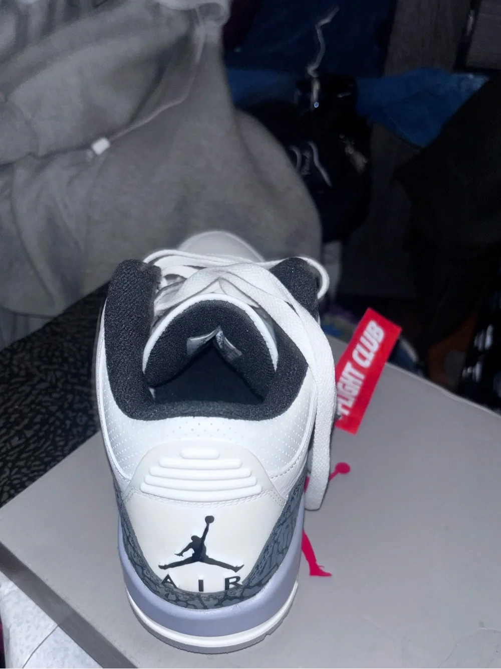 AIR JORDAN 3 RETRO SUMMIT WHITE/FIRE RED BLANC SOMMET/ROUGE